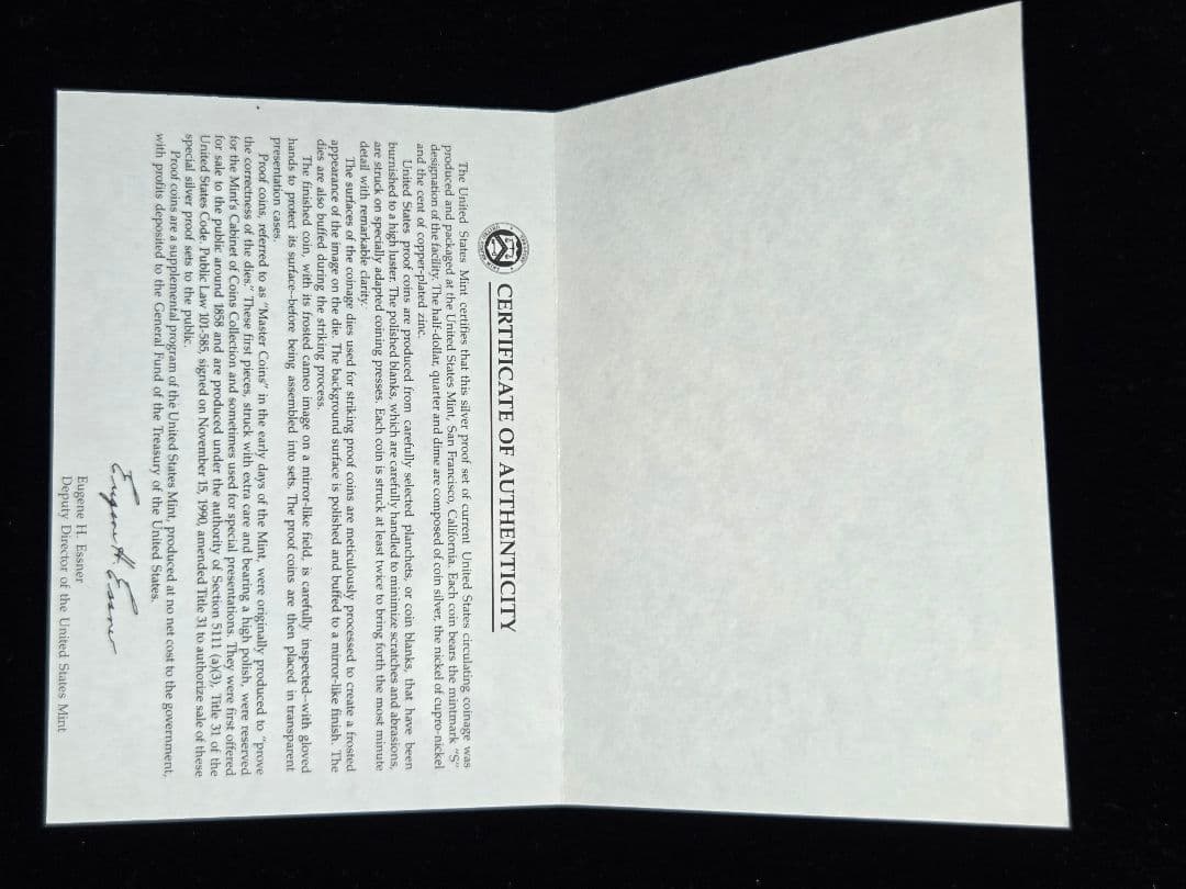 専用(プルーフ) アメリカ　シルバープレミアプルーフセット　1993 S