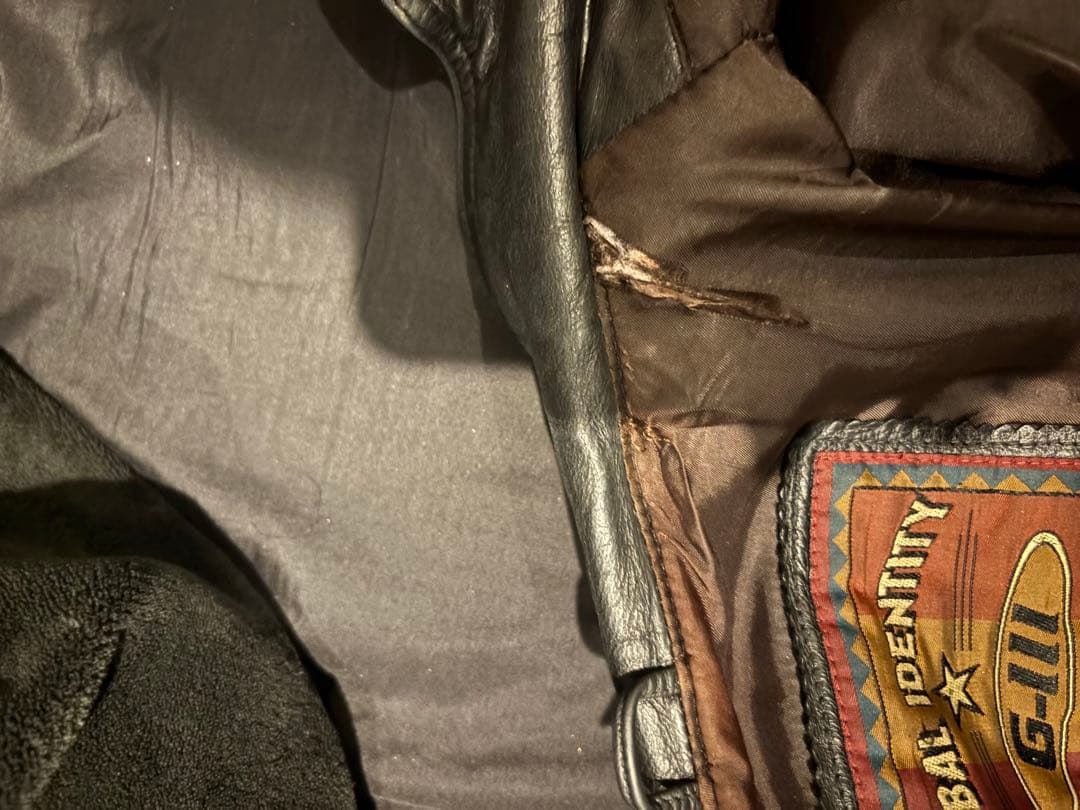 90s レザージャケット ファイヤーマンジャケット