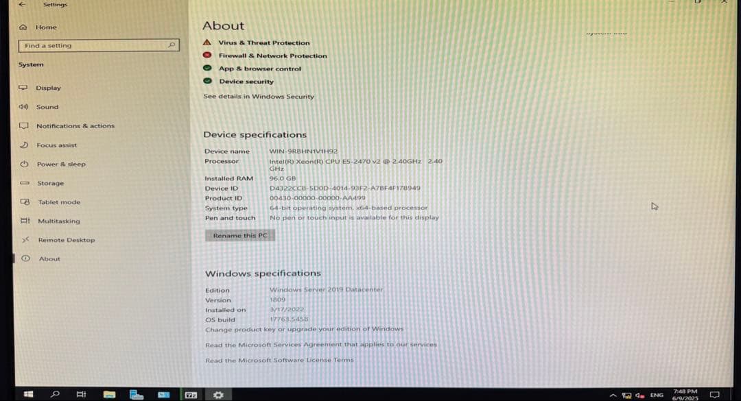 サーバーPowerEdge R320 2470v2 96GB 240GBx4