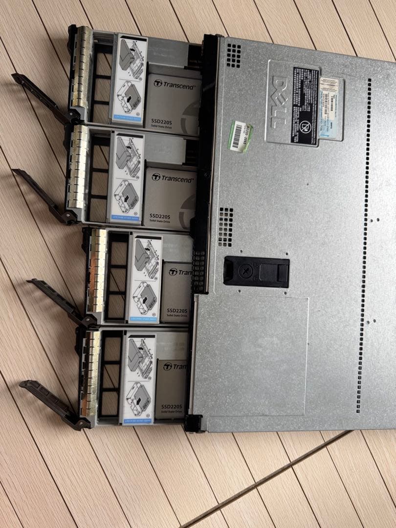 サーバーPowerEdge R320 2470v2 96GB 240GBx4