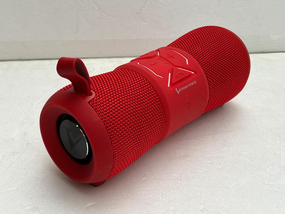 ★美品★オウルテック　Bluetoothスピーカー レッド OWL-BTSP06