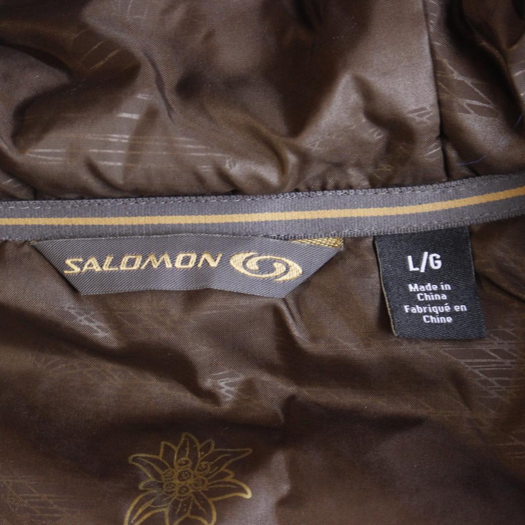 Salomon スキーウェア ナイロンジャケット Lサイズ ネイビー