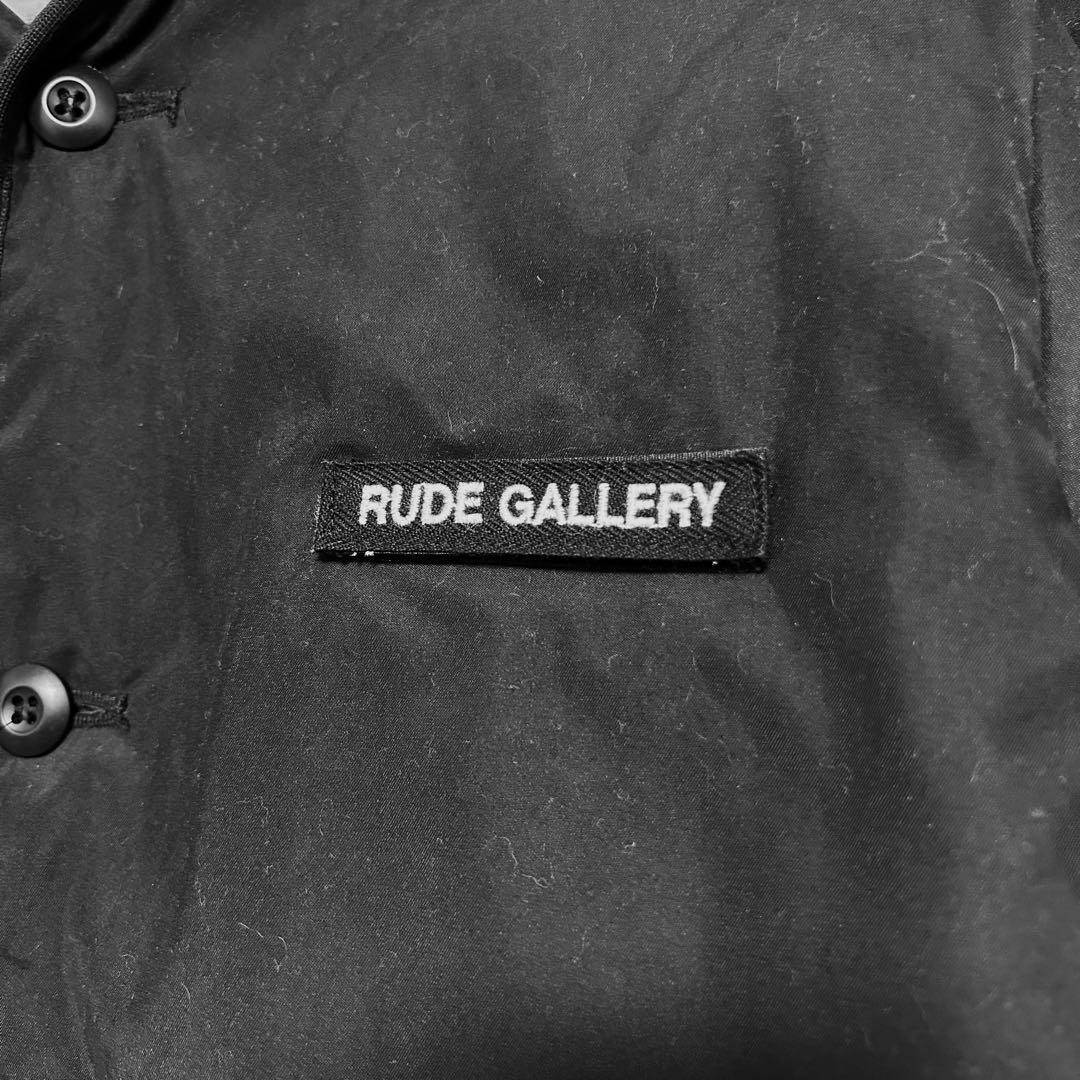 【美品】RUDE GALLERY ブラック キルト ジャケット サイズ３