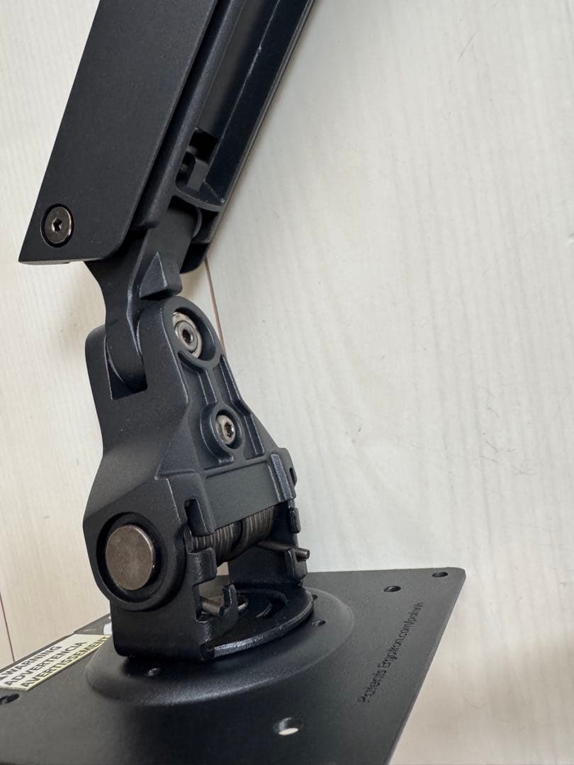 モニターアーム ブラック アーティキュレーティング