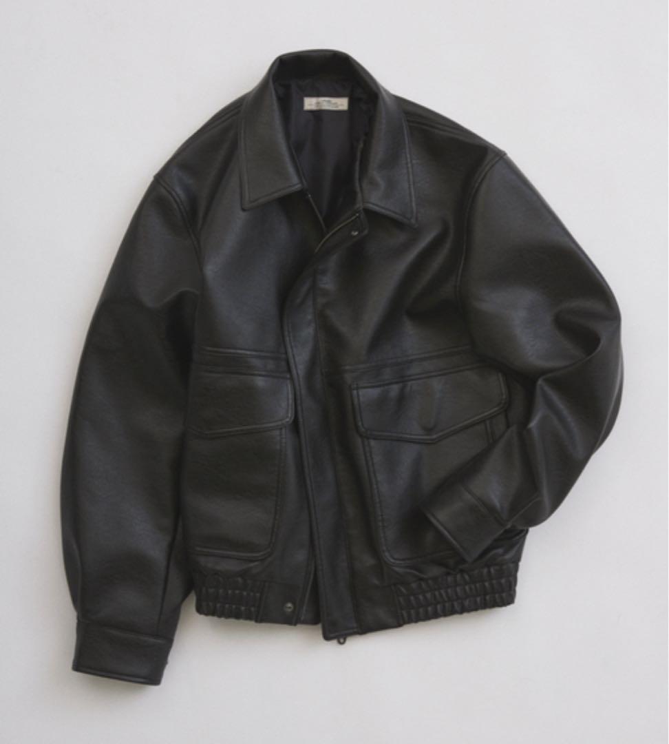 ジャーナルスタンダード　レリューム　A2 フェイク レザージャケット　L