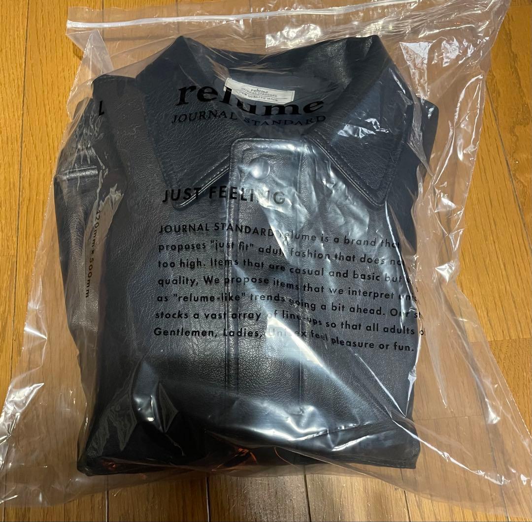 ジャーナルスタンダード　レリューム　A2 フェイク レザージャケット　L