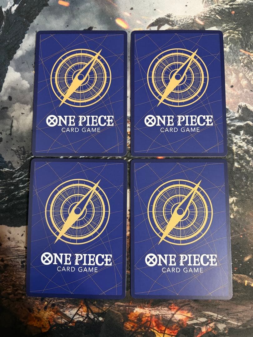 ワンピースカード ルフィ 王冠 ジャンプ プロモ 4枚