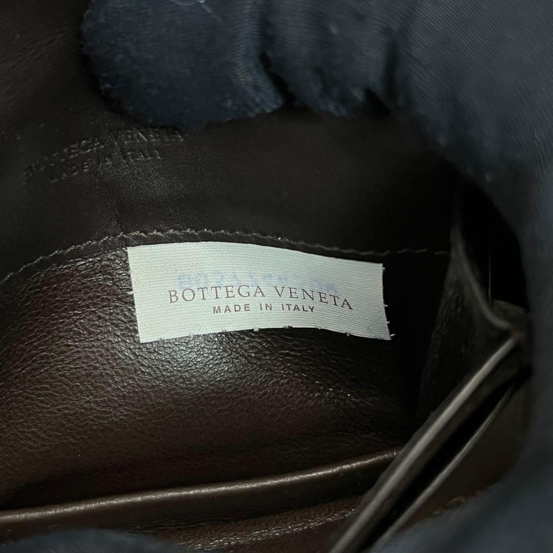 極美✨ボッテガヴェネタ カードケース 名刺入れ イントレチャート ブラウン