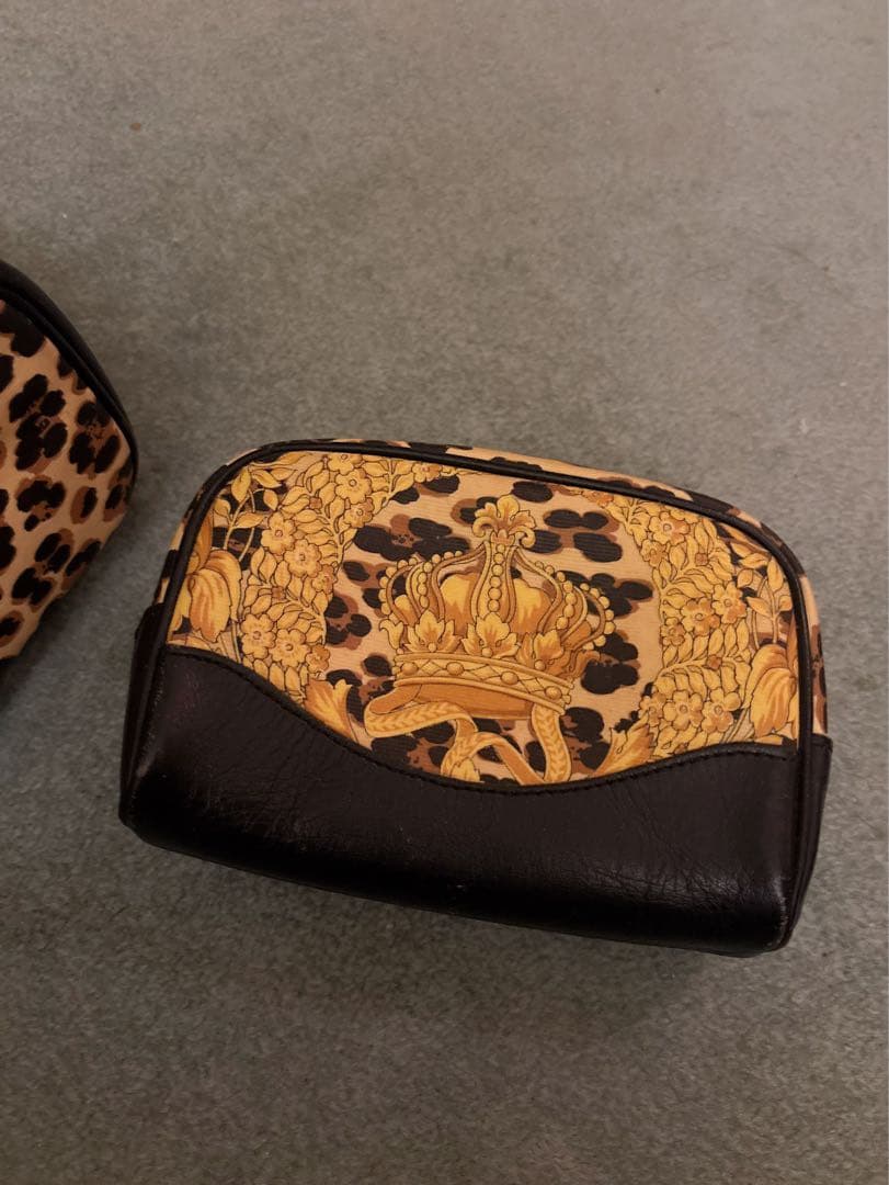 美品♡VERSACE♡ヴェルサーチバニティバッグ＆ポーチ2点セット