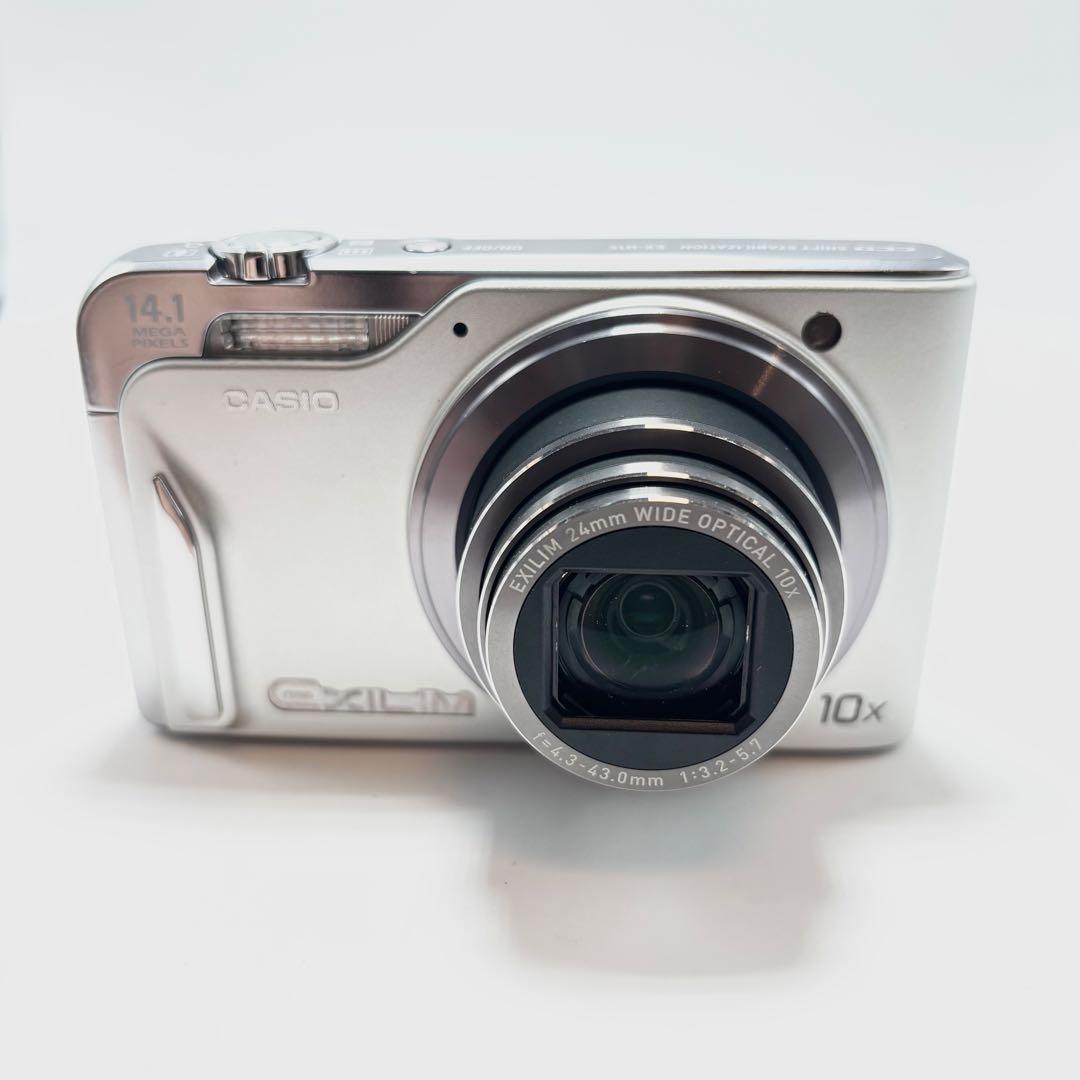 【美品】CASIO EXILIM EX-H15 シルバー デジタルカメラ