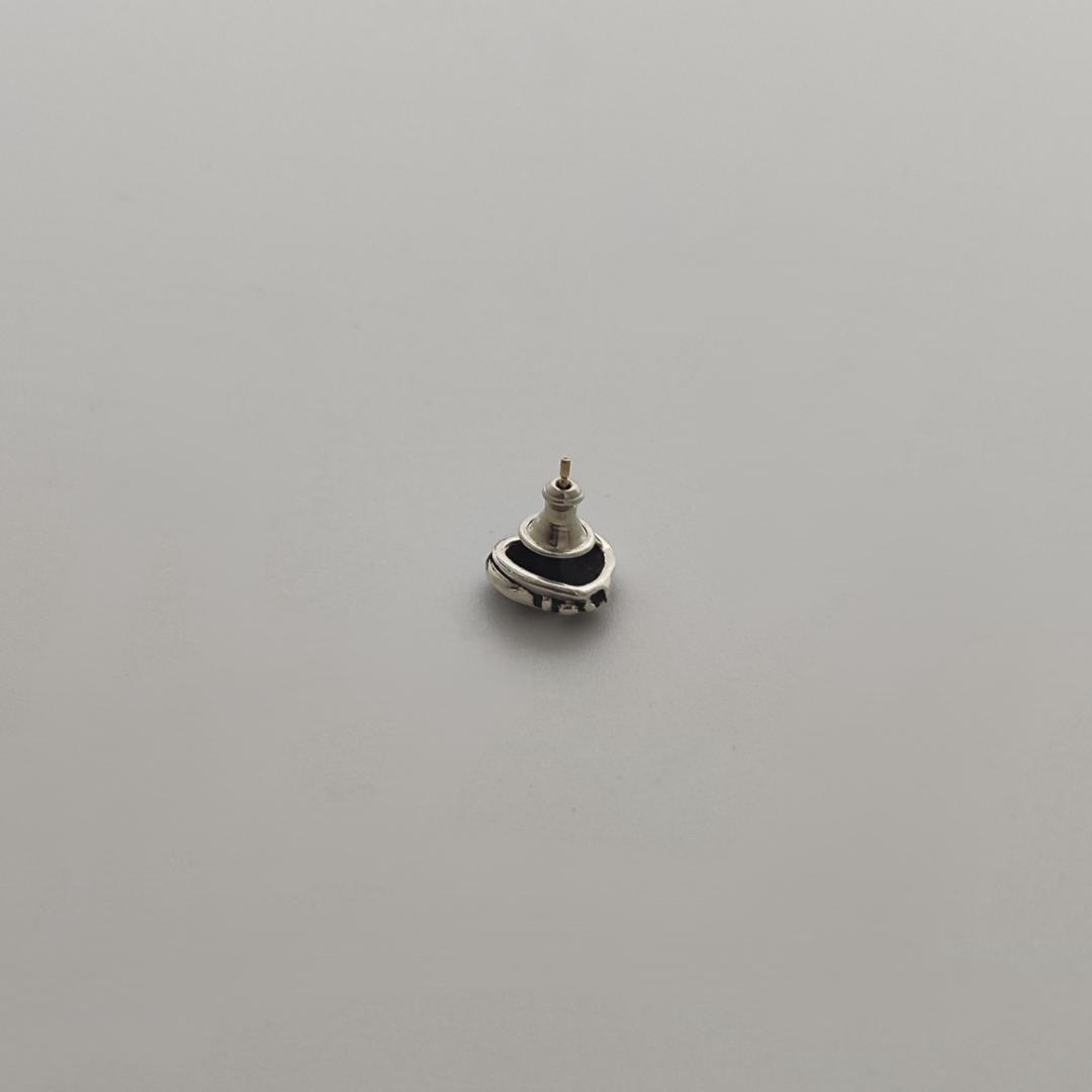 CHROME HEARTS クロムハーツ ハート スタッドピアス（片耳用）