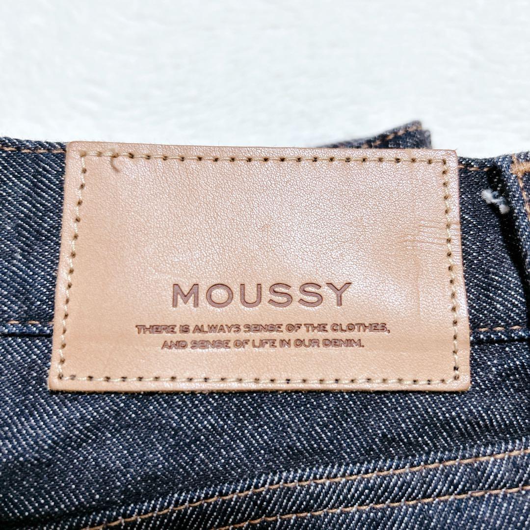 美品✨MOUSSY MVS FLARE フレアデニム W27 濃紺 ストレッチ