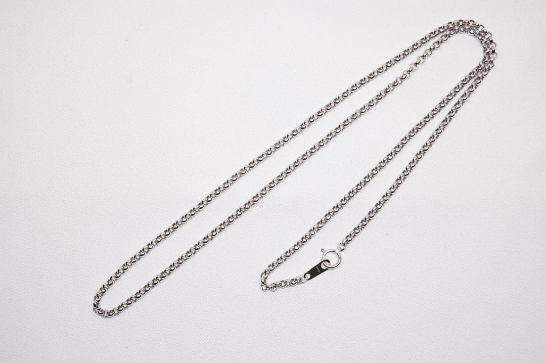 Ｐｔ８５０　プラチナ　甲丸デザイン　ネックレス　５０ｃｍ