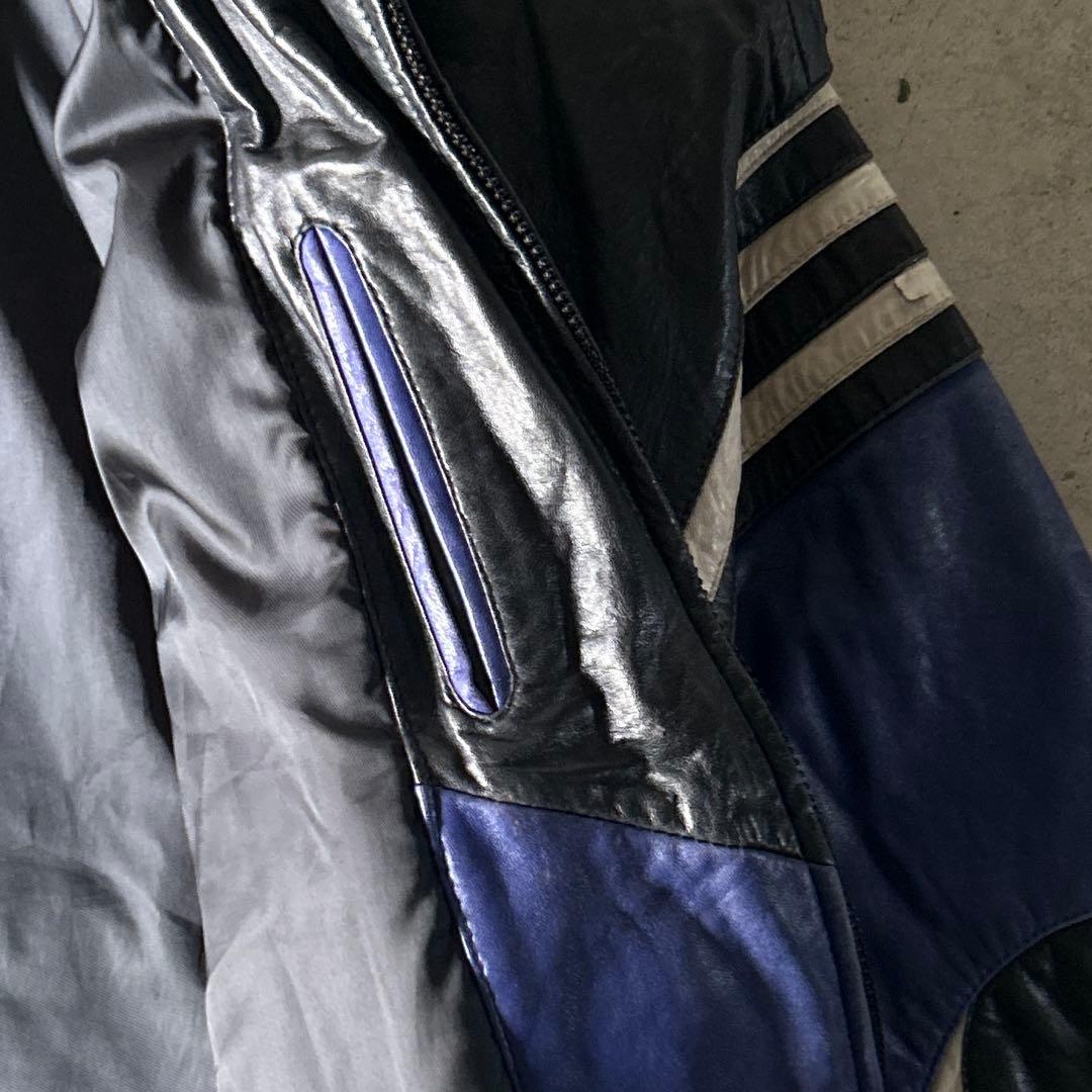 vj　90sヴィンテージラムレザーブルゾンボンバージャケットarchive