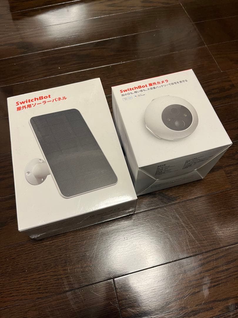 SwitchBot 屋外防犯カメラ3MP+ソーラーパネル10000mAhセット