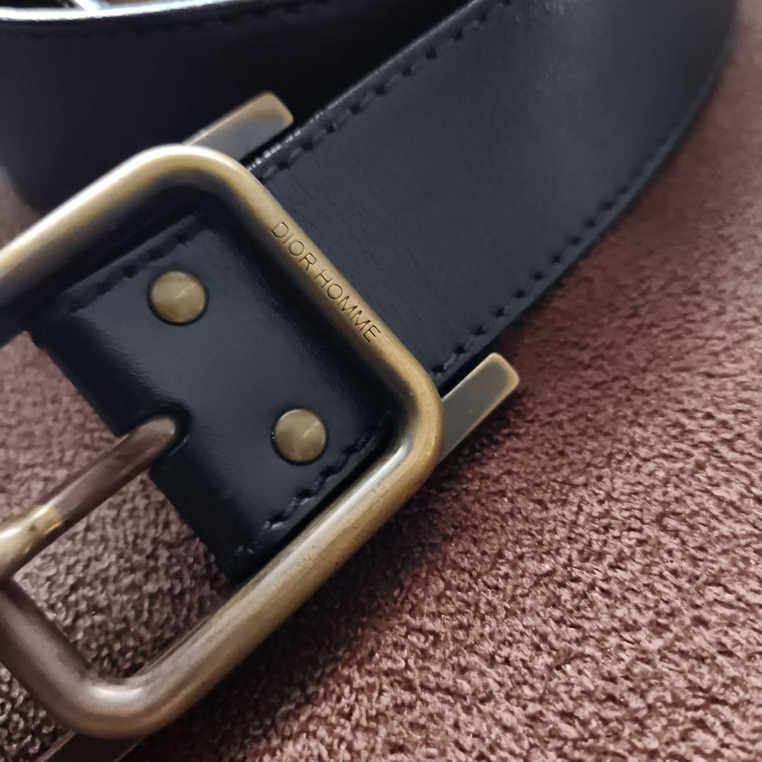 Dior homme エディスリマン期のHバックル型ベルト