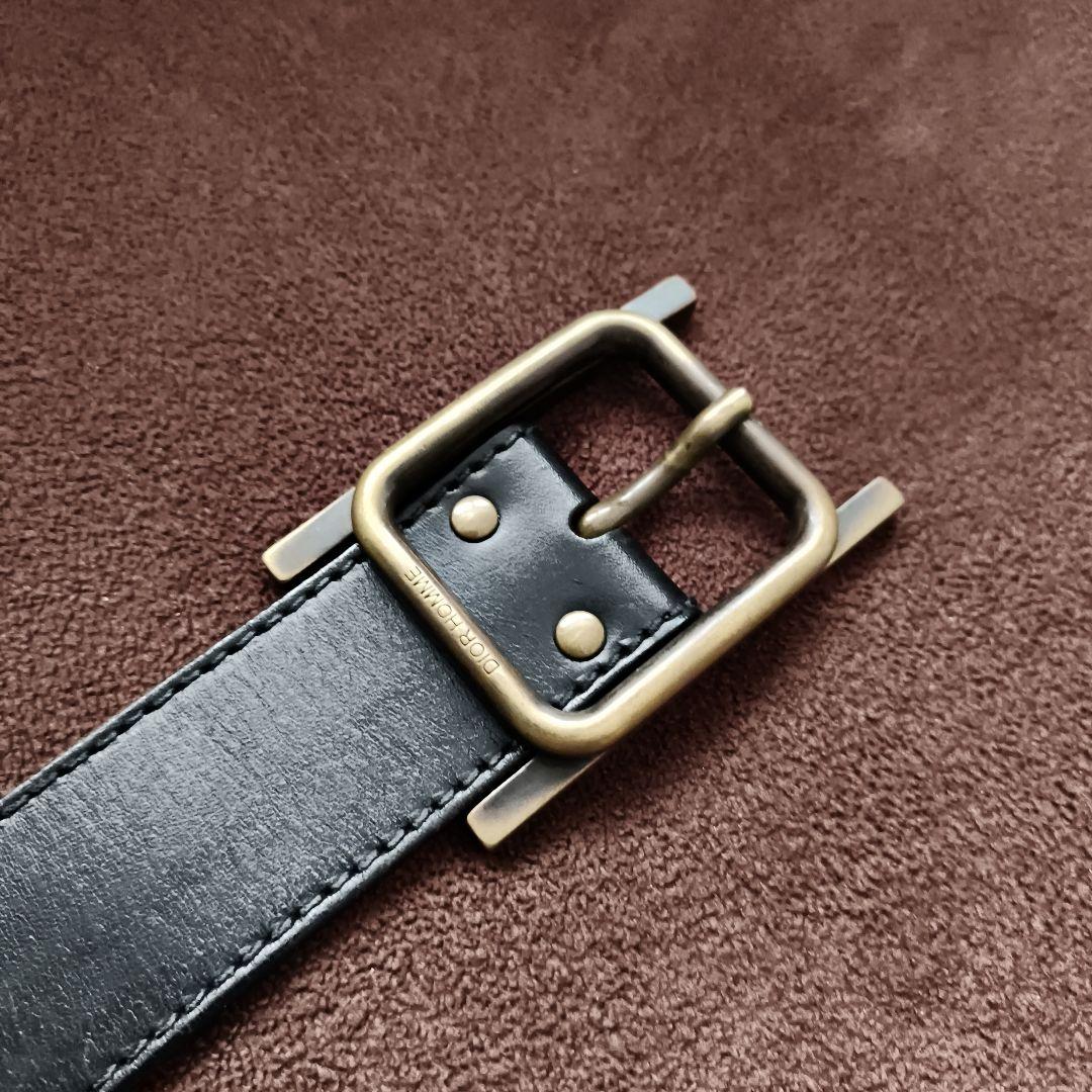 Dior homme エディスリマン期のHバックル型ベルト