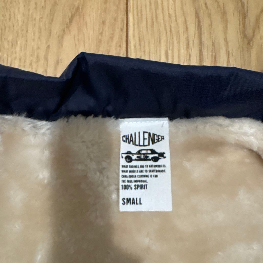 Challenger ボア裏地 ナイロンジャケット S ネイビー