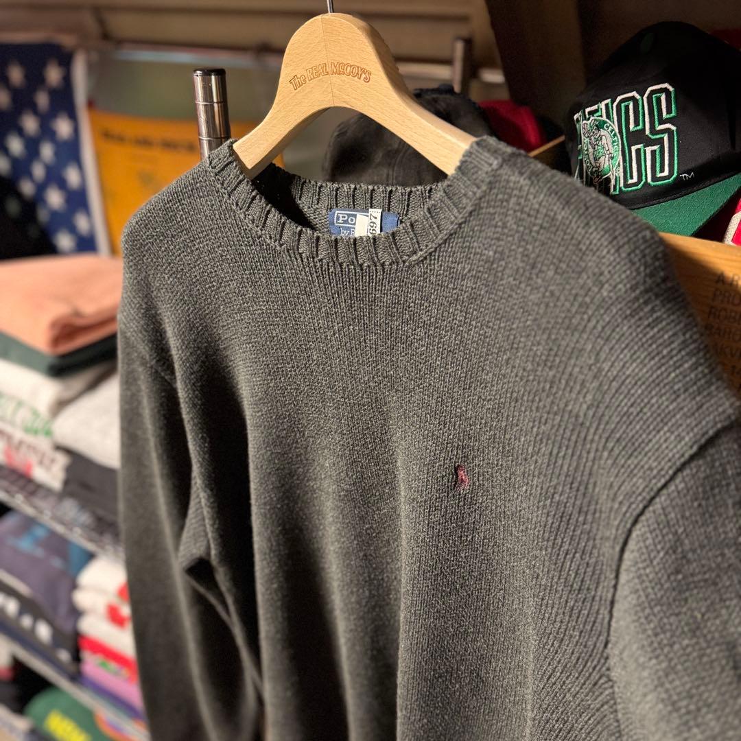 レアカラー 上質 Ralph Lauren ラルフローレン コットンニット