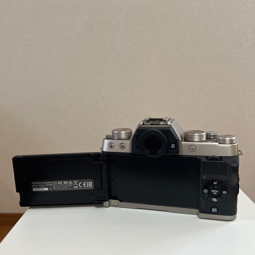 FUJIFILM X-T100 レンズキット [シャンパンゴールド]