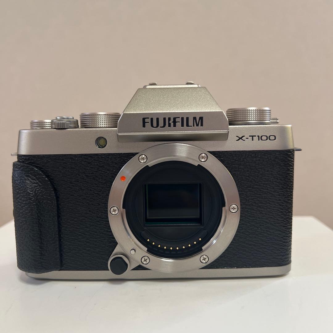 FUJIFILM X-T100 レンズキット [シャンパンゴールド]