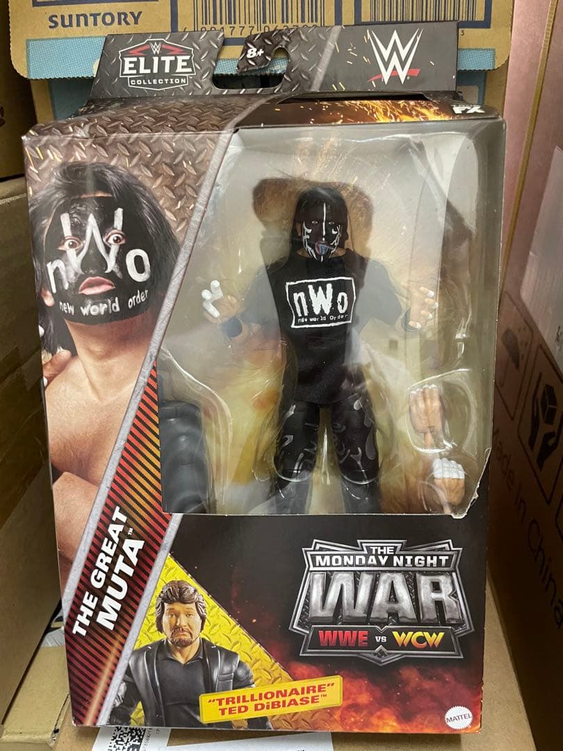 WWE マテル　エリート　グレート・ムタ(nWo レア版) 新品未開封