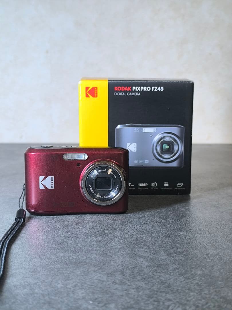 Kodak PIXPRO FZ45 赤 16MP コンパクトデジタルカメラ