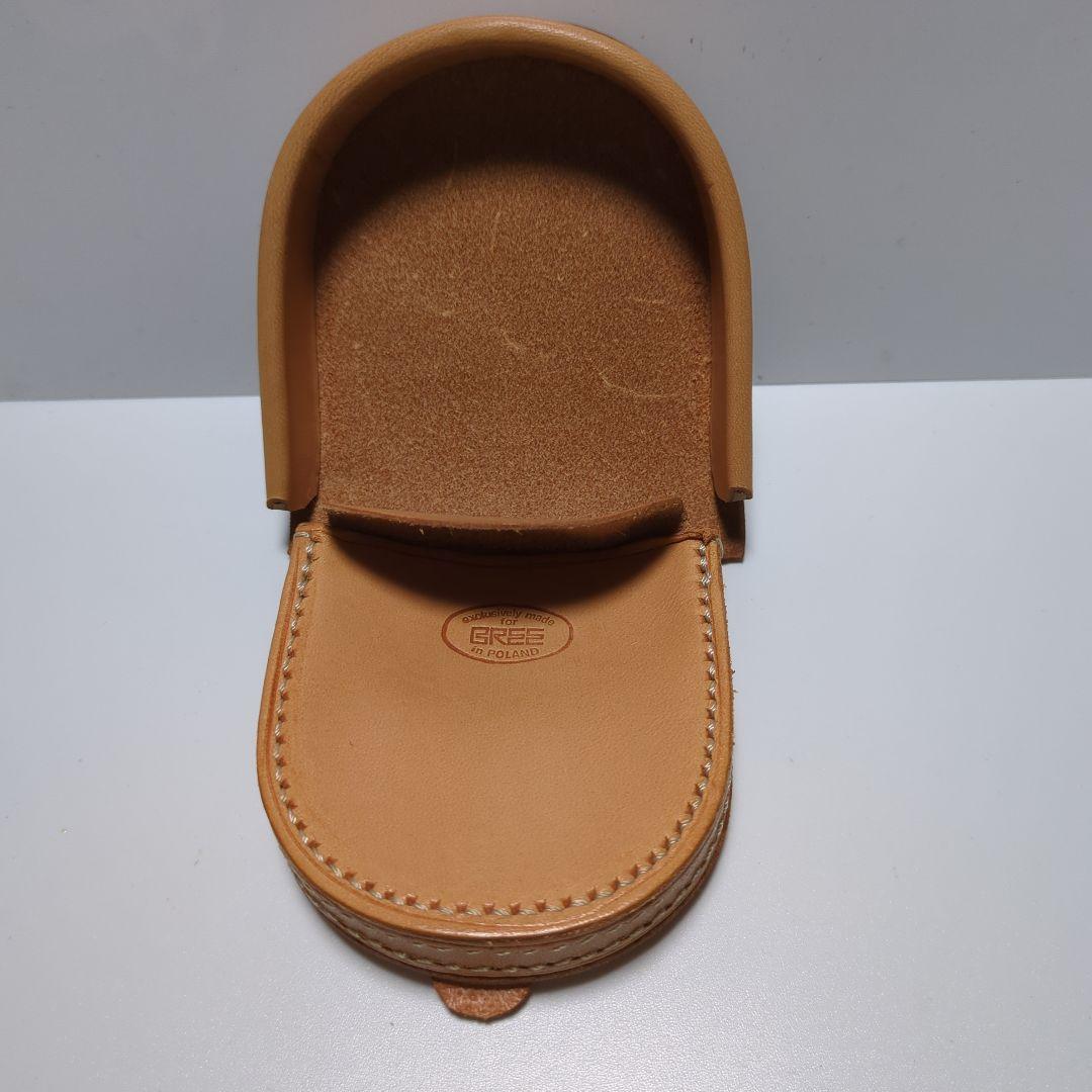 未使用　BREEブリー ベージュ　ヌメ革　ケース