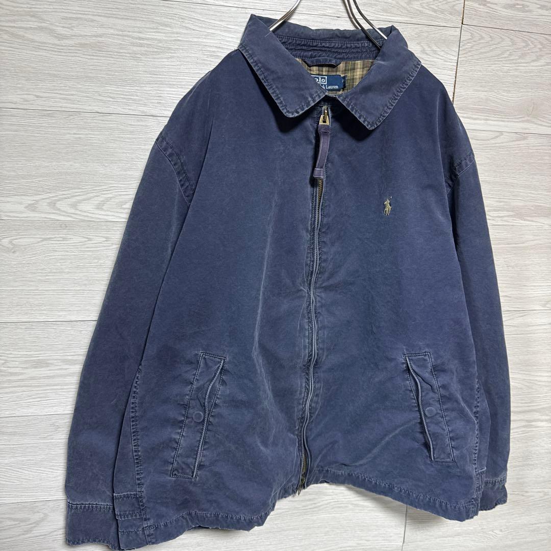 90s ポロバイラルフローレン スイングトップ 2XB ドリズラー ハリトン