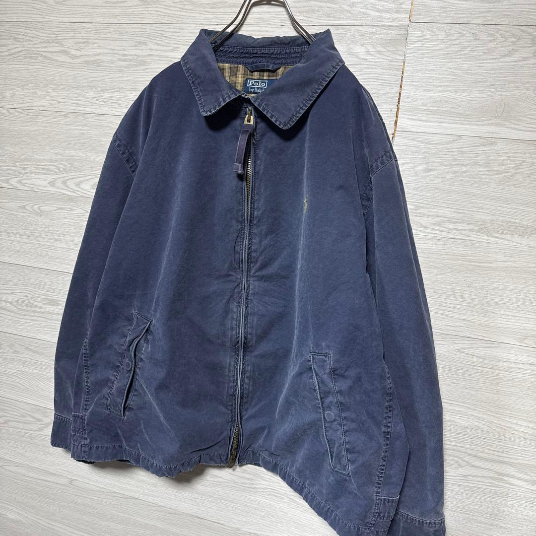 90s ポロバイラルフローレン スイングトップ 2XB ドリズラー ハリトン
