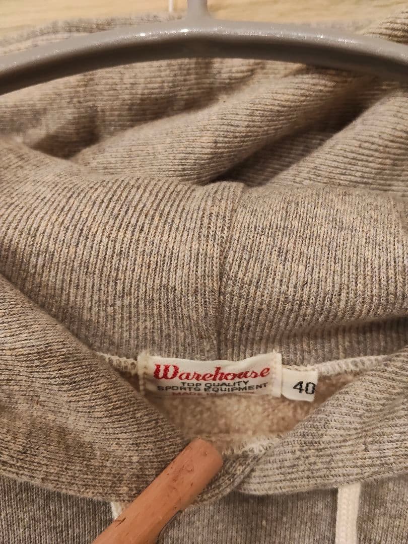 WAREHOUSE Lot 450 2本針フード パーカー スウェット