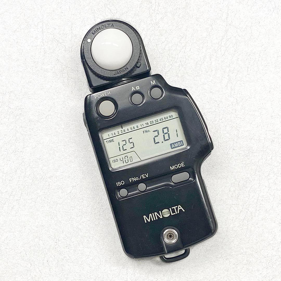 MINOLTA 露出計 ケース付き