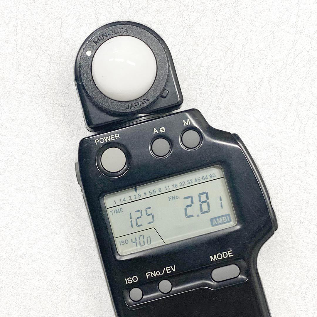 MINOLTA 露出計 ケース付き