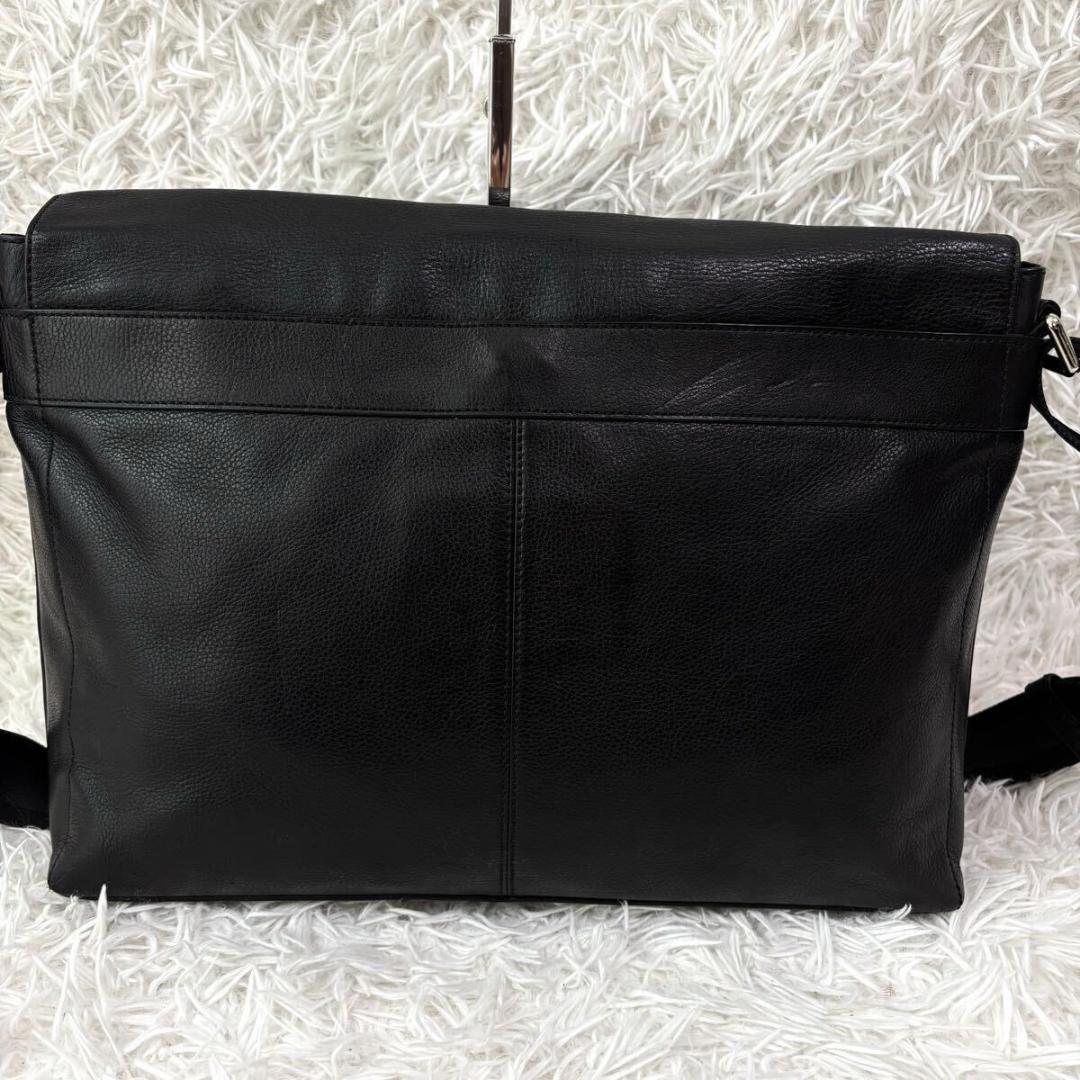 ✨美品✨コーチ メッセンジャーバッグ サリバン スムース ヘリテージ 大容量 黒