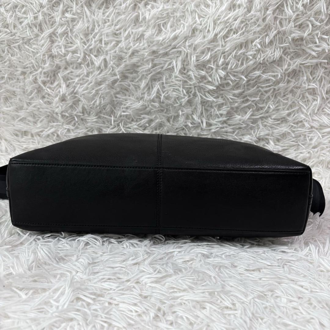 ✨美品✨コーチ メッセンジャーバッグ サリバン スムース ヘリテージ 大容量 黒