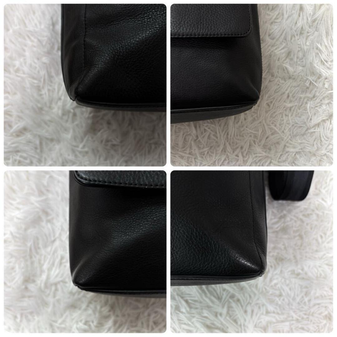 ✨美品✨コーチ メッセンジャーバッグ サリバン スムース ヘリテージ 大容量 黒