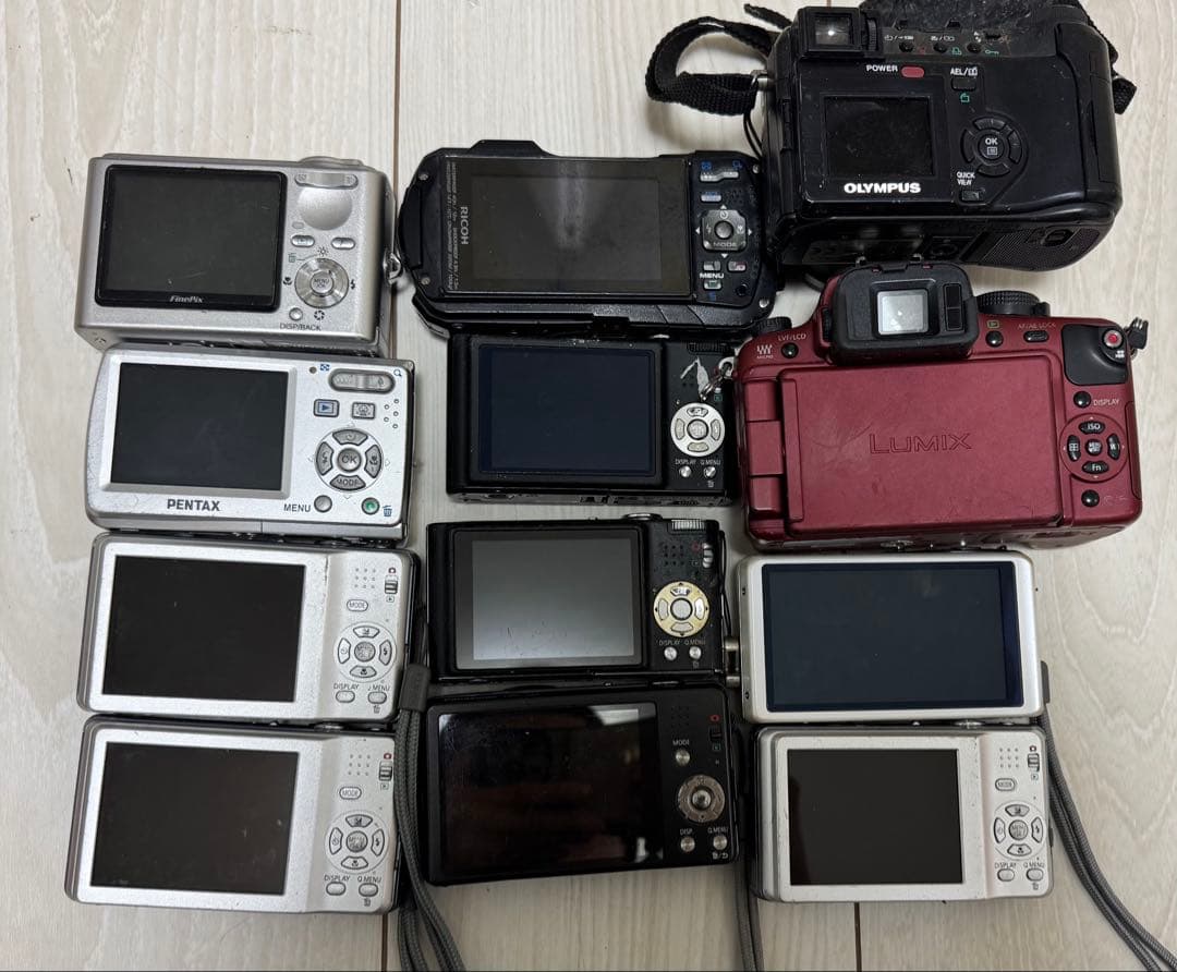 デジタルカメラ　12点セット(未確認) (ジャンク品)