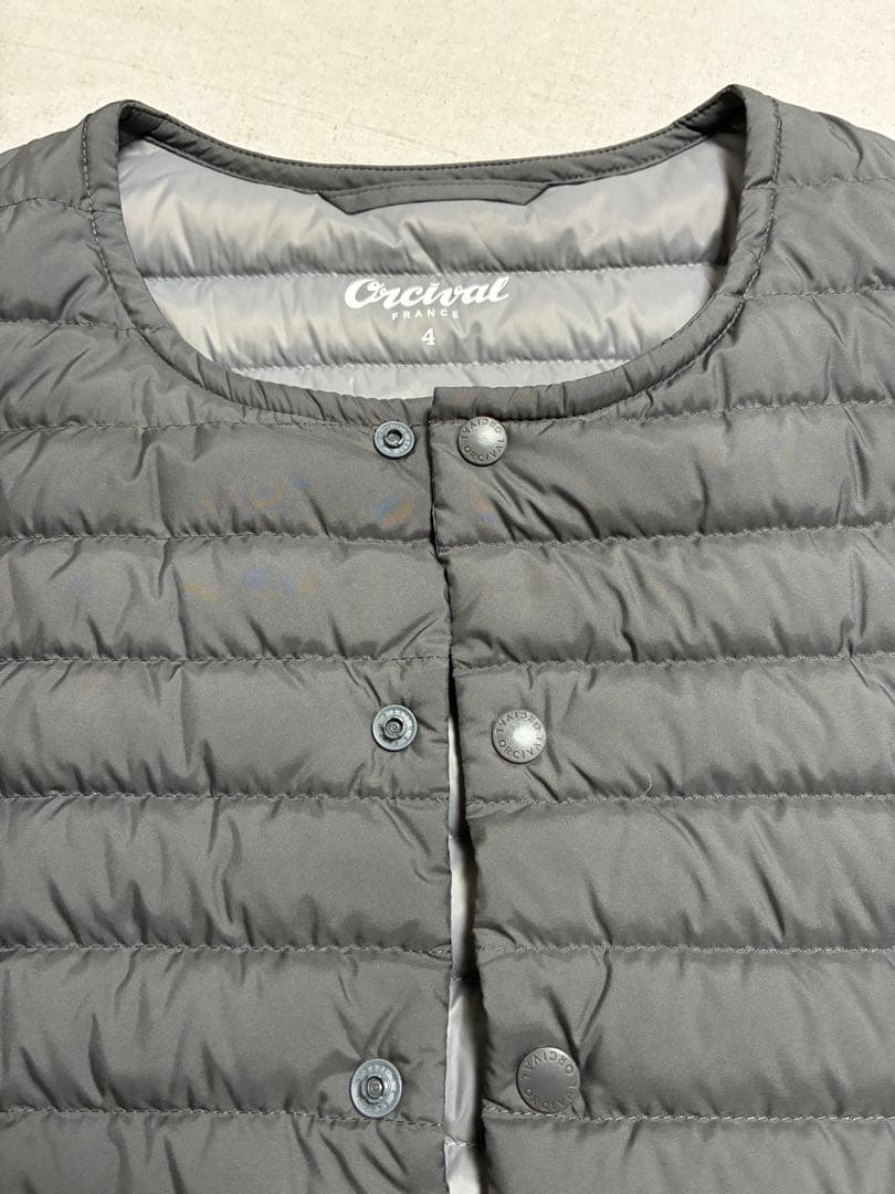 ORCIVAL オーシバル インナーダウンジャケット サイズ4 チャコール