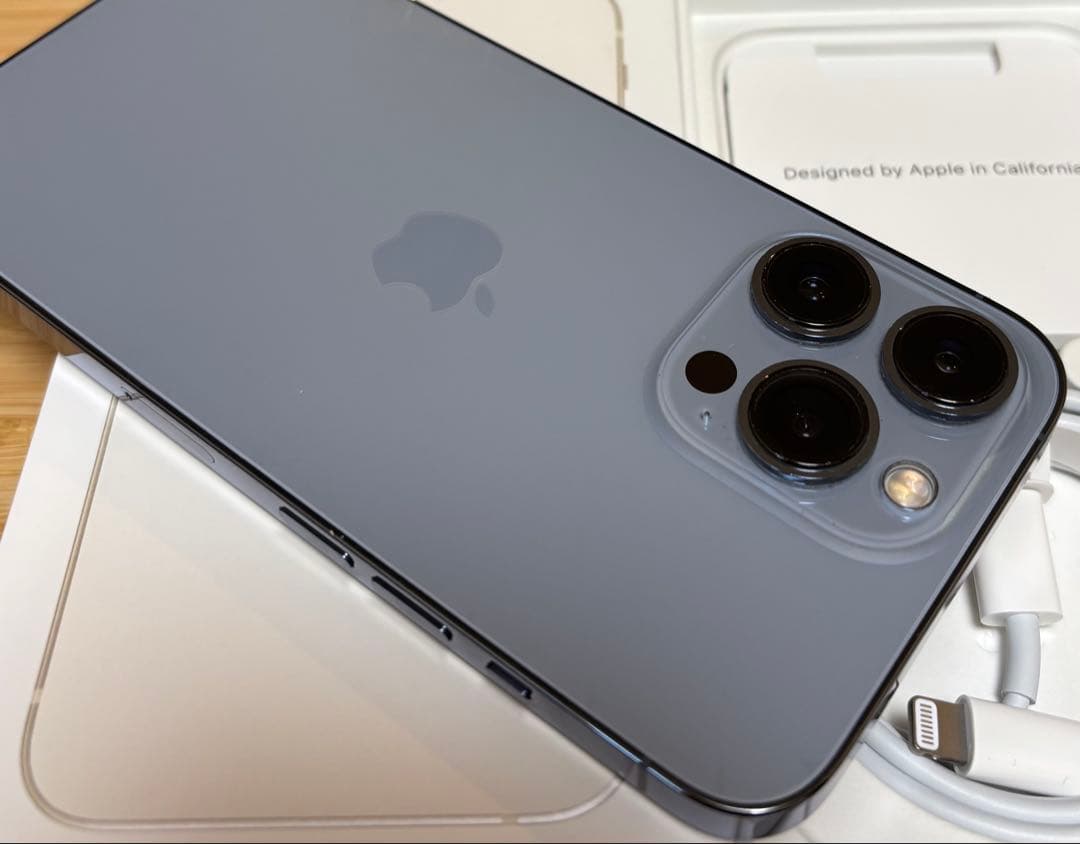 【美品】iPhone 13 PRO 256GB シエラブルー　新品バッテリー