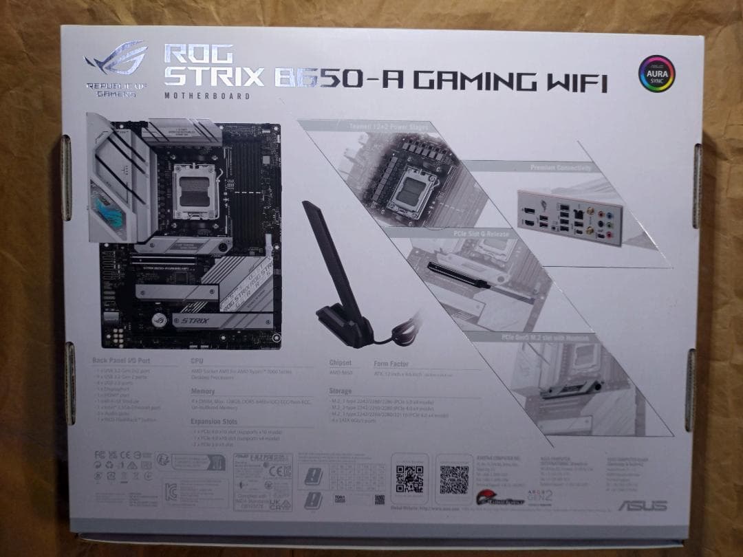 マザーボード ASUS ROG STRIX B650 GAMING Wi-Fi