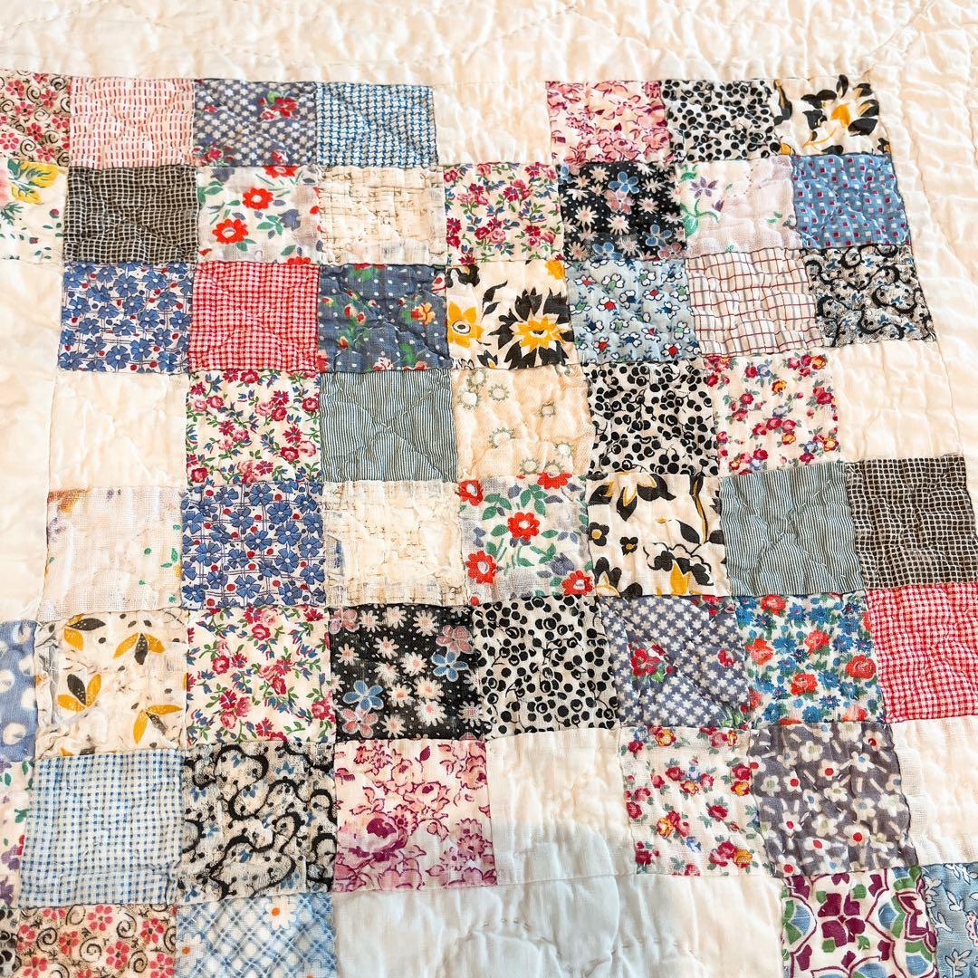 アンティークキルト　ヴィンテージ　フィードサック