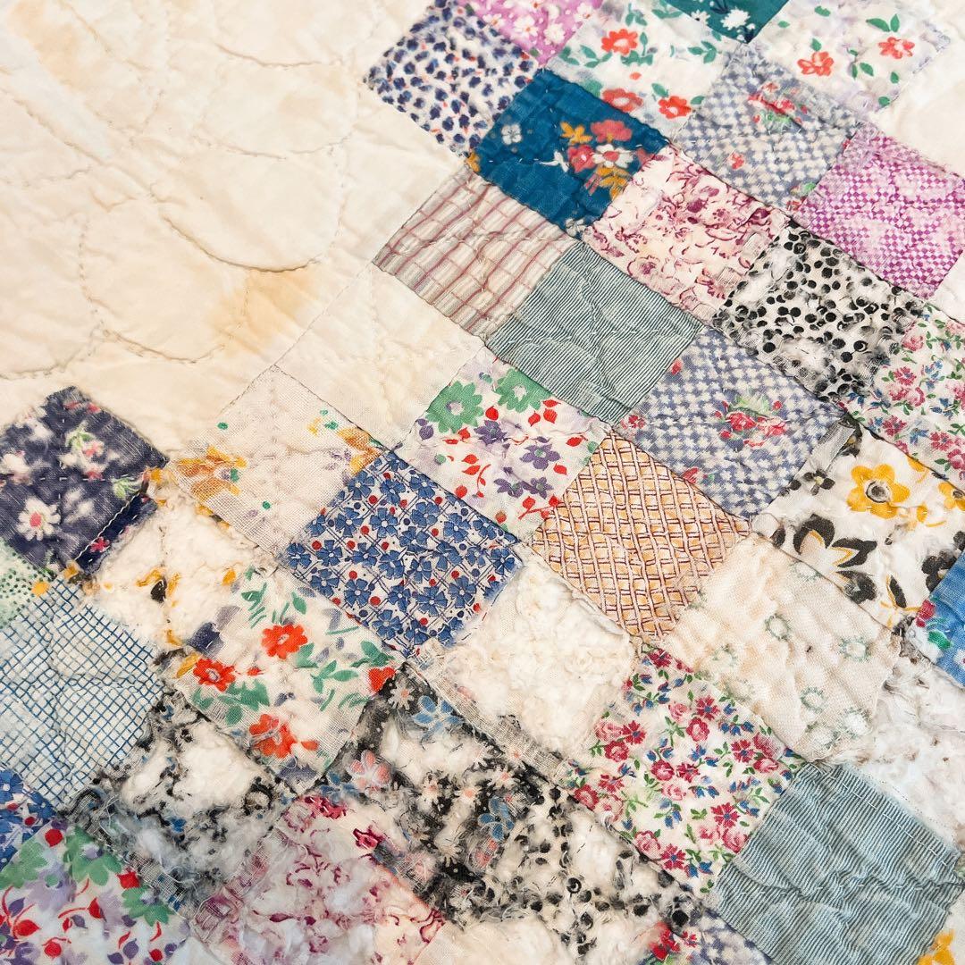 アンティークキルト　ヴィンテージ　フィードサック