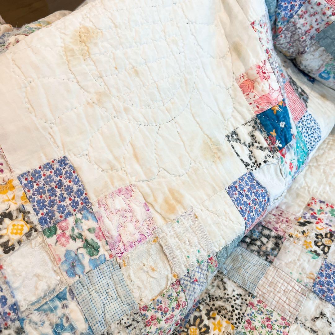 アンティークキルト　ヴィンテージ　フィードサック