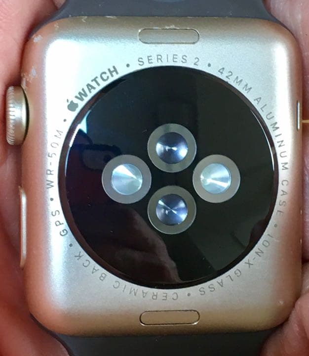 ゴールド Apple Watch、 Series 2 42mmバンド２つ付き