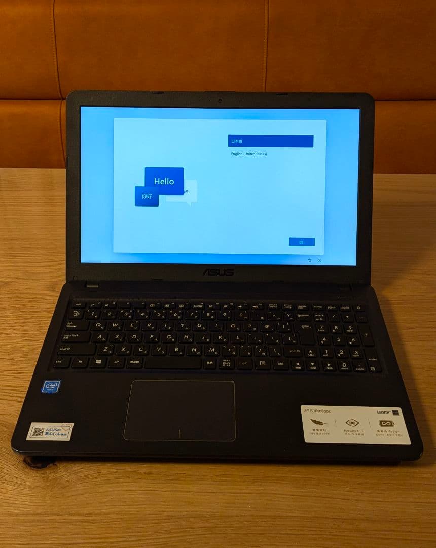 ASUS ノートPC X-543MAẞ