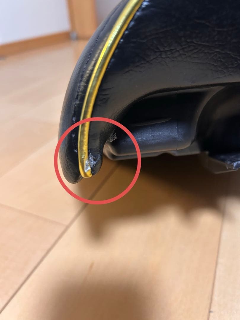 Yamaha RZ250 バイク タックロールシート　アンコ抜き