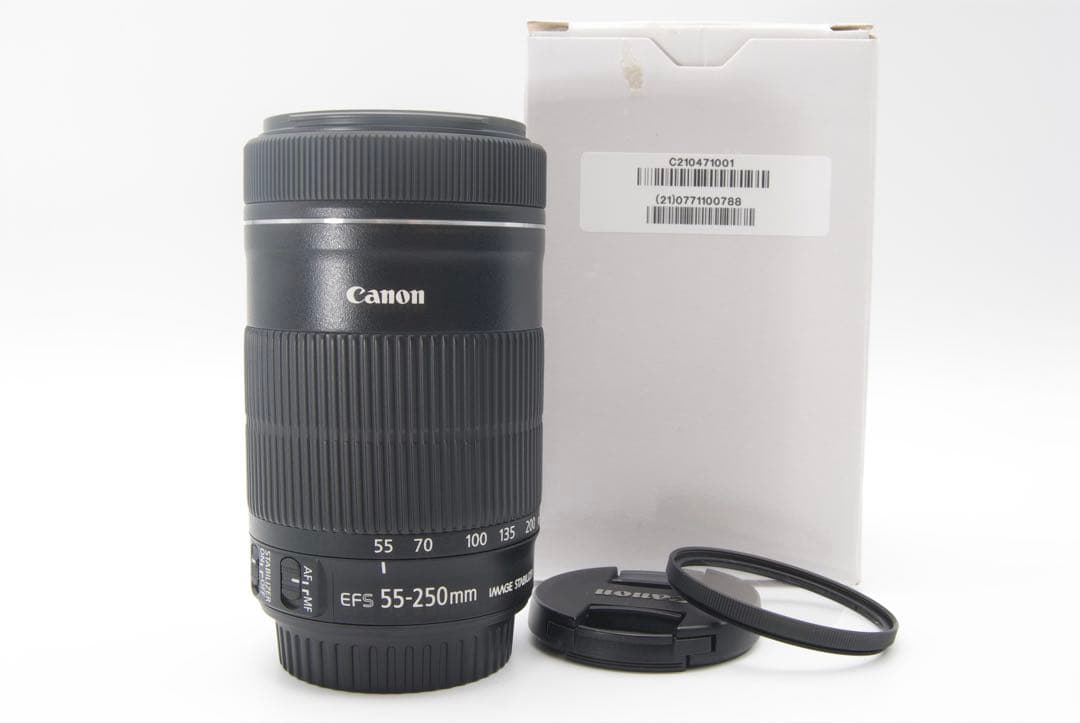 Canon EF-S 55-250mm IS STM 手ぶれ補正　キャノン