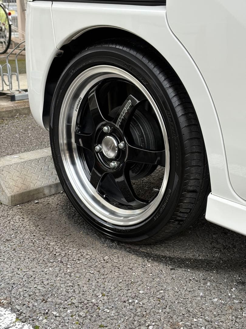 ボルクレーシングTE37 KCRホイールタイヤ 鍛造 16インチ 軽自動車