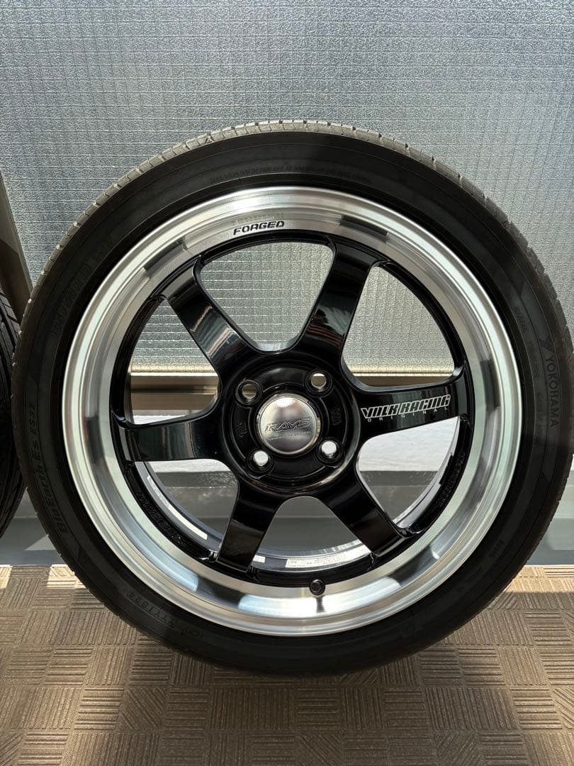 ボルクレーシングTE37 KCRホイールタイヤ 鍛造 16インチ 軽自動車