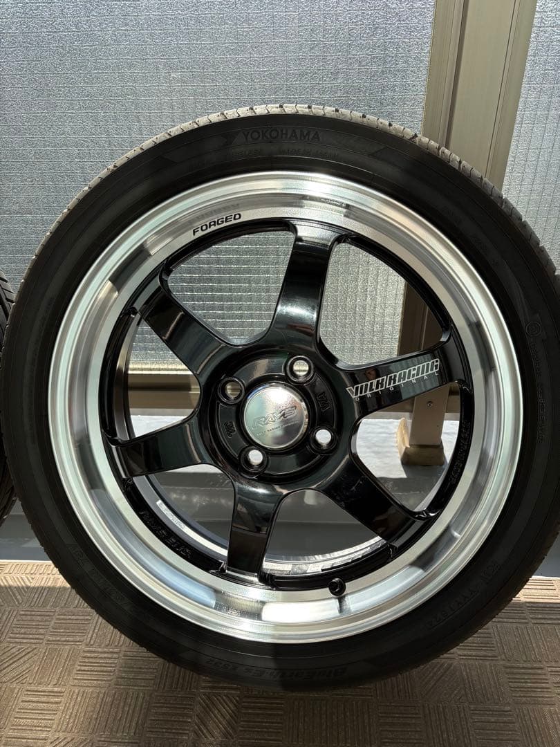 ボルクレーシングTE37 KCRホイールタイヤ 鍛造 16インチ 軽自動車